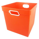 CUBE BIN ORANGE-Arts & Crafts-JadeMoghul Inc.