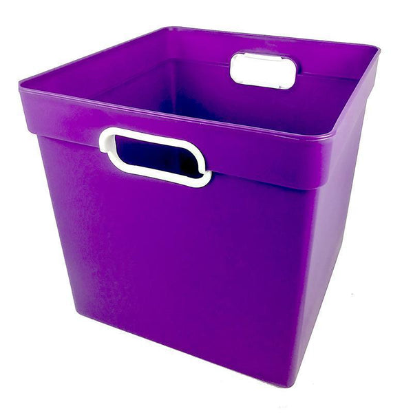 CUBE BIN PURPLE-Arts & Crafts-JadeMoghul Inc.