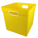 CUBE BIN YELLOW-Arts & Crafts-JadeMoghul Inc.