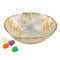 Decorative Bowl  - Cubes 6" Bowl Sparkling Silver/Dazzling Gold