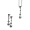 Cubic Zirconia Pear Drop Jewelry Pendant Necklace (Pack of 1)-Jewelry-JadeMoghul Inc.
