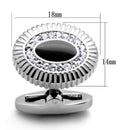 Cufflinks TK1656 Stainless Steel Cufflink with Top Grade Crystal