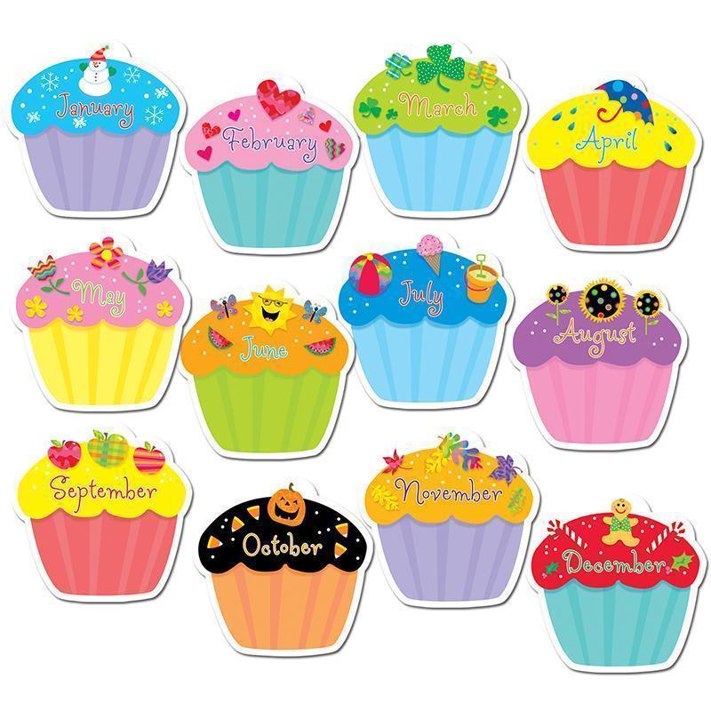 CUPCAKES JUMBO CUT OUTS-Learning Materials-JadeMoghul Inc.