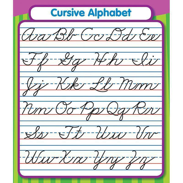 CURSIVE ALPHABET STICKERS-Learning Materials-JadeMoghul Inc.