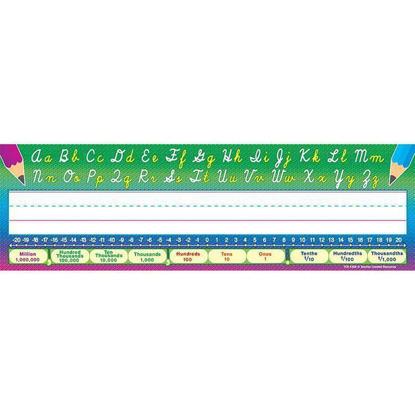 CURSIVE WRITING 36PK FLAT NAME-Learning Materials-JadeMoghul Inc.