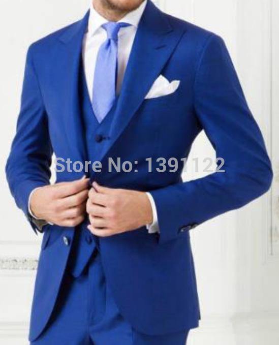 Custom Made 3-piece Wedding Suit-as picture 12-S-JadeMoghul Inc.