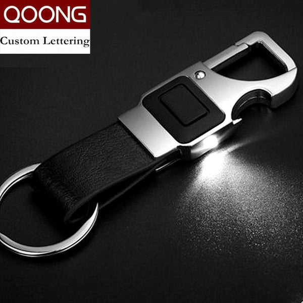 Custom Men Leather Key Chain - Metal Car Key Ring - Multifunctional Tool-SET 1-JadeMoghul Inc.