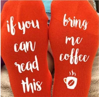 Custom wine socks If You can read this Bring Me a Glass of Wine Socks autumn spring fall 2017 new arrival-5-JadeMoghul Inc.
