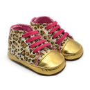 Cute Baby Girl Soft Leopard Print Shoes-Gold-1-JadeMoghul Inc.