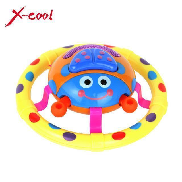 cute baby toys with sound and light / ladybug baby toy / children musical toys / grasping toy as a gift for little kids 6613-5-Green-JadeMoghul Inc.