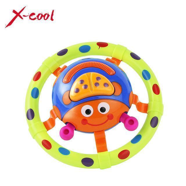 cute baby toys with sound and light / ladybug baby toy / children musical toys / grasping toy as a gift for little kids 6613-5-Green-JadeMoghul Inc.