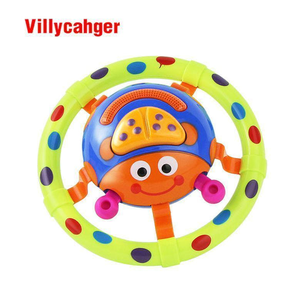 cute baby toys with sound and light / ladybug baby toy / children musical toys / grasping toy as a gift for little kids 6613-5-Green-JadeMoghul Inc.