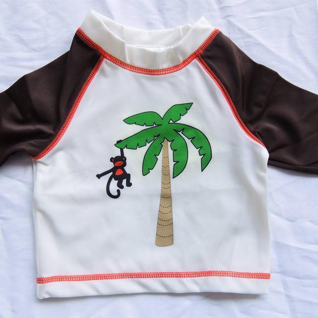 cute boys and girls swimwear swimsuit SPF + 50 kids swimsuit-as photo 15-3M-JadeMoghul Inc.