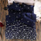 Cute cartoon lattice star cloud Creativity British style 4pcs/3pcs Duvet Cover Sets Soft Polyester Bed Linen Flat Bed Sheet-4-Full Cover 150x200cm-JadeMoghul Inc.
