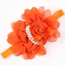 Cute Newborn Flower Headband Pearl Rose Flower Hair Accessories Stretchy HeadwearPhotographic props w-075-as picture 11-JadeMoghul Inc.