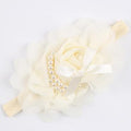 Cute Newborn Flower Headband Pearl Rose Flower Hair Accessories Stretchy HeadwearPhotographic props w-075-as picture 9-JadeMoghul Inc.