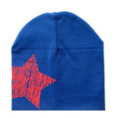 Cute Stars Printing Cap Kids Soft Cotton Baby Beanie Girl Boy Hat gorros bonnet enfant 1-4 year old children hats baby caps-royal blue-JadeMoghul Inc.