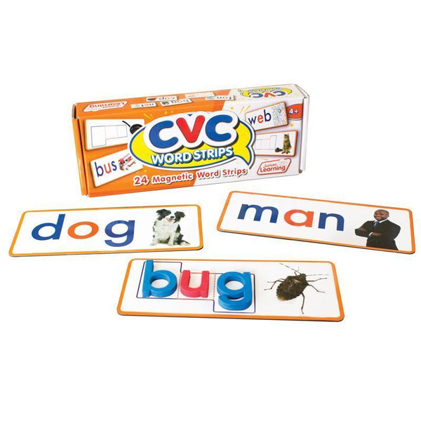 CVC WORD STRIPS-Learning Materials-JadeMoghul Inc.