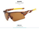Cycling Eyewear Unisex Outdoor Sunglass UV400 Bike Cycling Glasses Bicycle Sports Sun Glasses Riding Goggles-brown frame-JadeMoghul Inc.