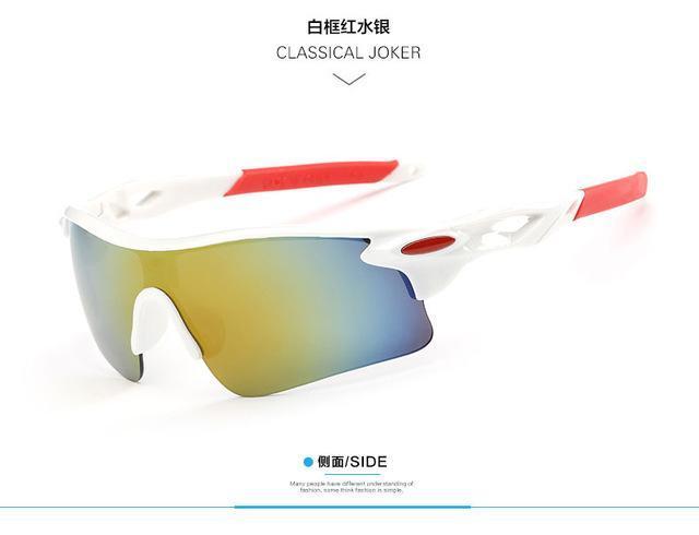 Cycling Eyewear Unisex Outdoor Sunglass UV400 Bike Cycling Glasses Bicycle Sports Sun Glasses Riding Goggles-white frame 1-JadeMoghul Inc.