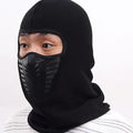 Cycling Winter Fleece Warm Full Face Cover Anti-dust Windproof Ski Mask Snowboard Hood Anti-dust Bike Thermal Balaclavas Scarf-Black-JadeMoghul Inc.