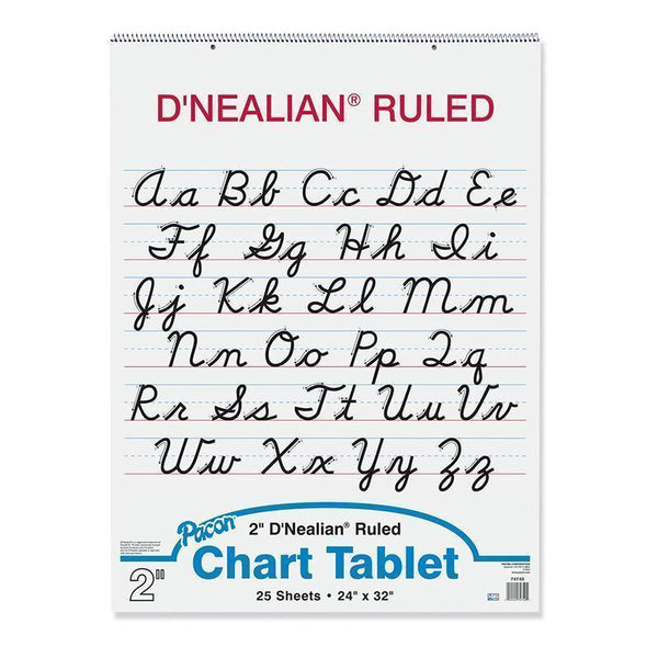 D NEALIAN CHART TABLET CURSIVE-Arts & Crafts-JadeMoghul Inc.