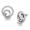 Cute Earrings DA069 Stainless Steel Earrings with AAA Grade CZ