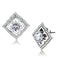 Cute Earrings DA073 Stainless Steel Earrings with AAA Grade CZ