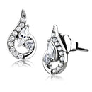 Cute Earrings DA074 Stainless Steel Earrings with AAA Grade CZ