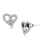 Cute Earrings DA075 Stainless Steel Earrings with AAA Grade CZ