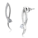 Cute Earrings DA080 Stainless Steel Earrings with AAA Grade CZ