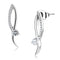 Cute Earrings DA080 Stainless Steel Earrings with AAA Grade CZ