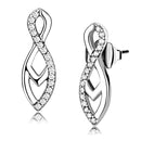 Cute Earrings DA176 Stainless Steel Earrings with AAA Grade CZ