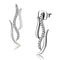 Cute Earrings DA182 Stainless Steel Earrings with AAA Grade CZ