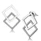 Cute Earrings DA201 Stainless Steel Earrings with AAA Grade CZ