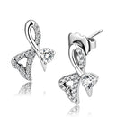 BridalEarrings DA204 Stainless Steel Earrings with AAA Grade CZ