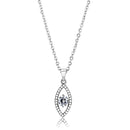 Chain Necklace DA228 Stainless Steel Chain Pendant with AAA Grade CZ