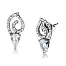 BridalEarrings DA291 Stainless Steel Earrings with AAA Grade CZ