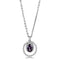 Chain Necklace DA300 Stainless Steel Chain Pendant with AAA Grade CZ