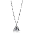 Chain Necklace DA301 Stainless Steel Chain Pendant with AAA Grade CZ