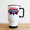 Custom Mugs Dad's Superhero Fuel Travel Mug