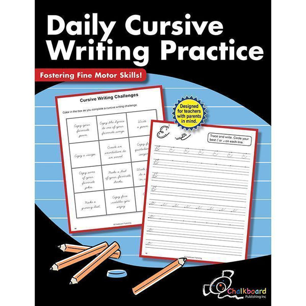 DAILY CURSIVE PRACTICE-Learning Materials-JadeMoghul Inc.