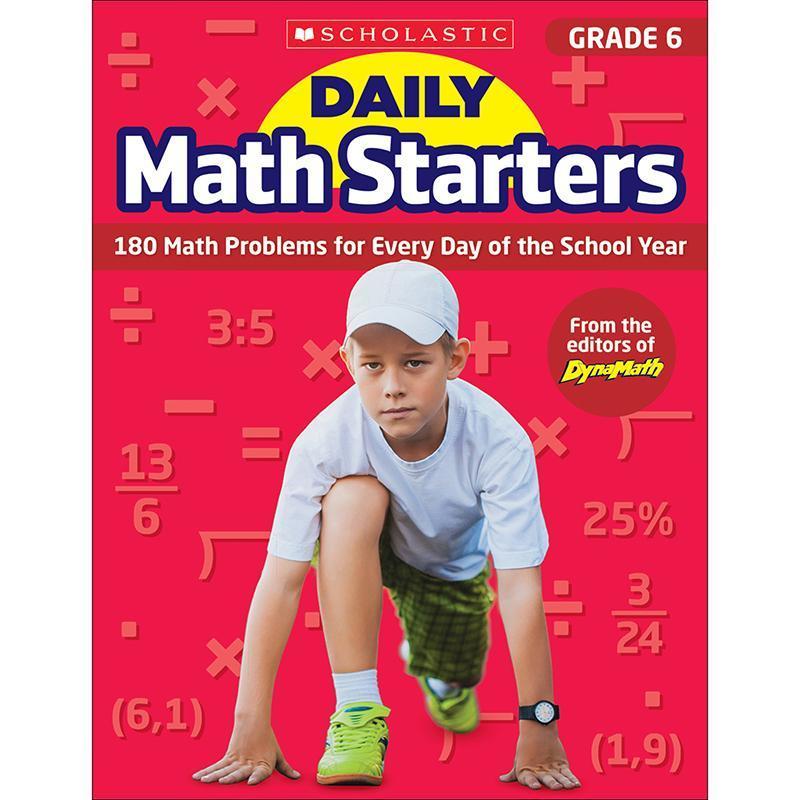 DAILY MATH STARTERS GR 6-Learning Materials-JadeMoghul Inc.