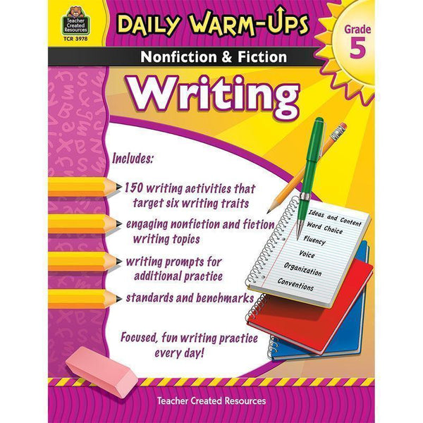 DAILY WARM UPS GR 5 NONFICTION &-Learning Materials-JadeMoghul Inc.