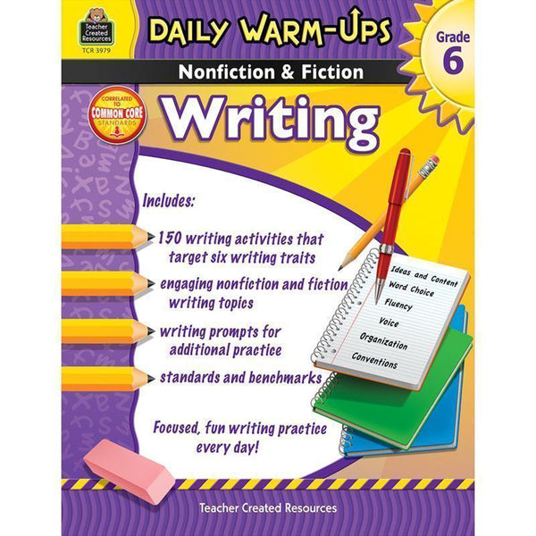 DAILY WARM UPS GR 6 NONFICTION &-Learning Materials-JadeMoghul Inc.
