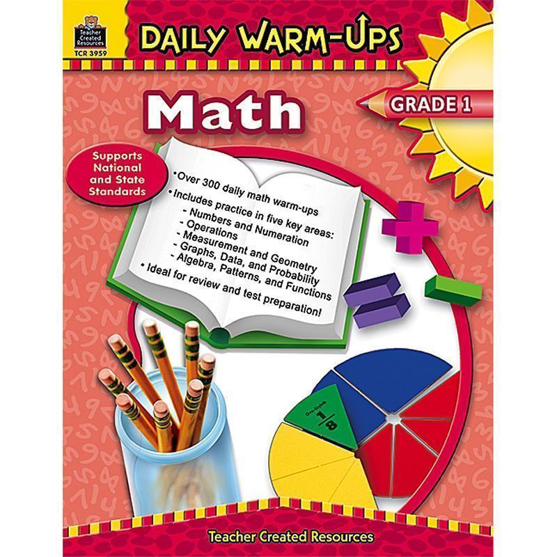 DAILY WARM-UPS MATH GR 1-Learning Materials-JadeMoghul Inc.