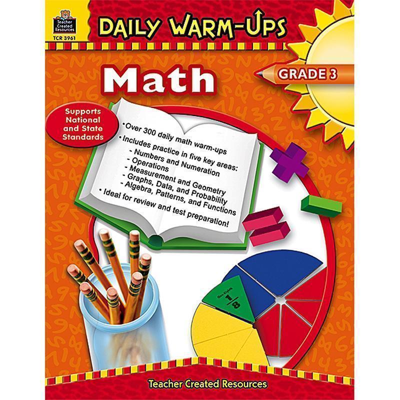 DAILY WARM-UPS MATH GR 3-Learning Materials-JadeMoghul Inc.