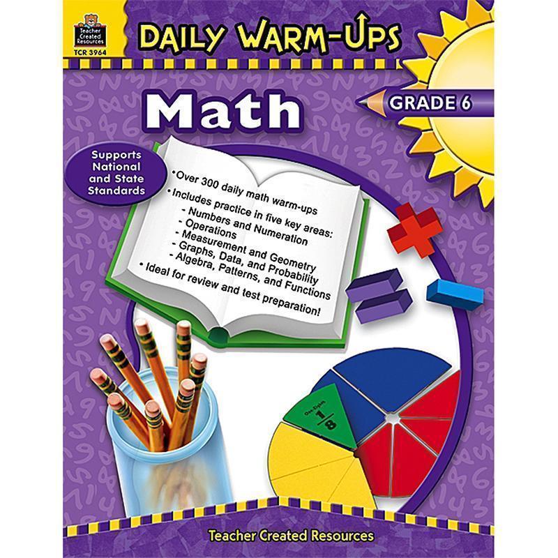 DAILY WARM-UPS MATH GR 6-Learning Materials-JadeMoghul Inc.