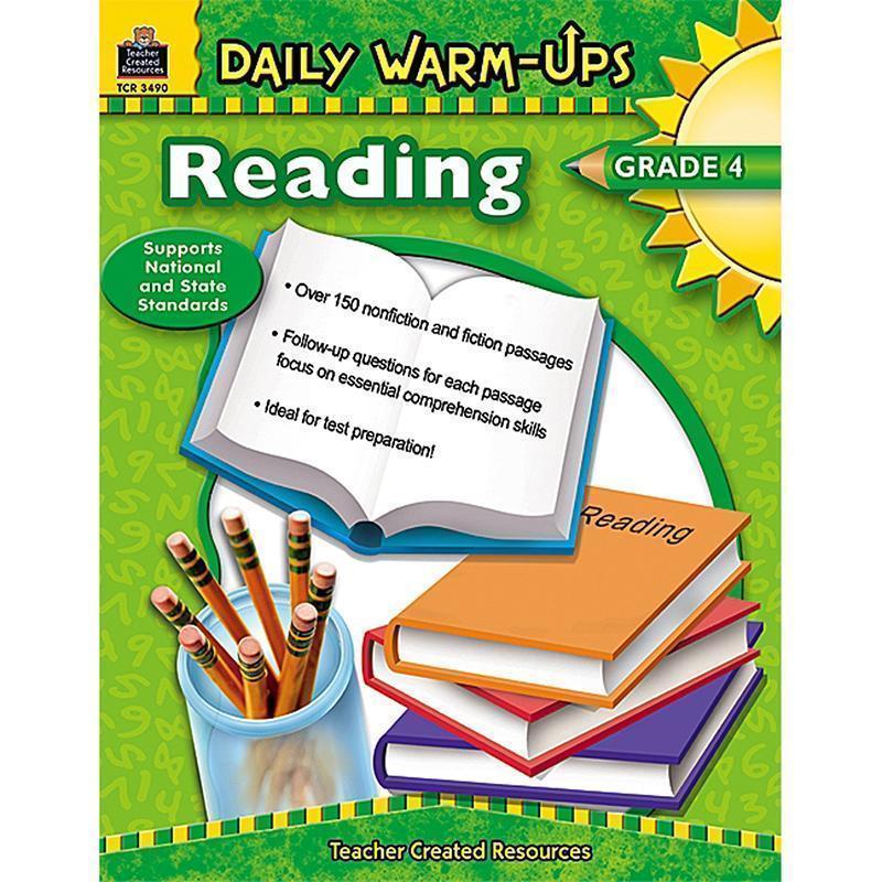 DAILY WARM-UPS READING GR 4-Learning Materials-JadeMoghul Inc.