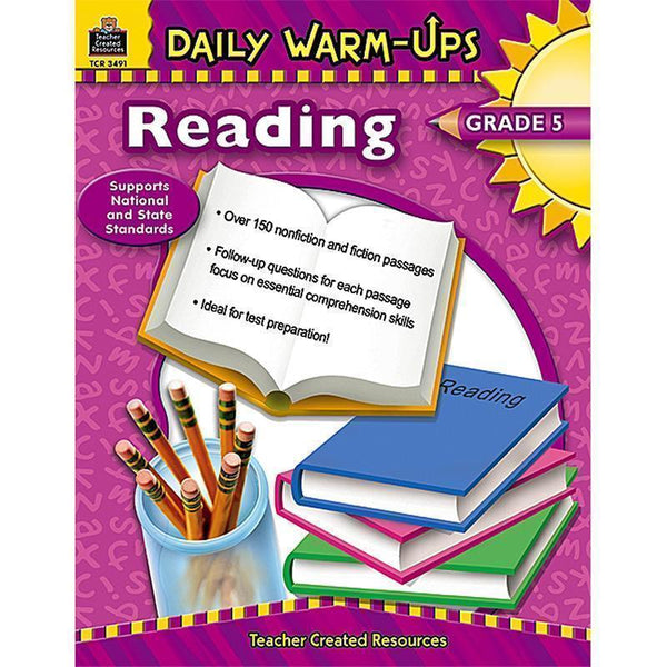 DAILY WARM-UPS READING GR 5-Learning Materials-JadeMoghul Inc.